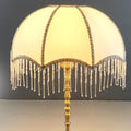 Schachlampenschatten, Vintage -Lampenschatten mit Quasten, Fransen, Kuppel überbacken, Ersatz -Antiquitätenschirme für E27 -Tischlampen Startlampen 7.87x7.48