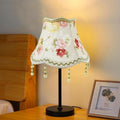 Blumenlampenschatten, Vintage Blumenlampenschatten, schöne dekorative Stofflampenschirm für Tisch, Wand- und Stofflampen Blumen, Blume, große Schatten für Tischlampen, s