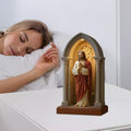 Religiöse Nachtlicht Jungfrau Maria Jesus Führte Hingebungsvolle Tischlampe | LED Fun Table Lampe Für Wohnheimstudium Arbeitsplatz Bücherregal Schlafzimmer Wohnzimmer Kaffeebar Meditation Raum Hallowe