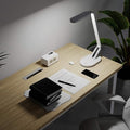 JKSWT Schreibtischlampe, für die Augenpflege Dimmbare Tischlampe mit 5 Farbmodi 72 LEDs mit USB-Ladeanschluss Touch-Steuerung und Memory-Funktion Bürolampe