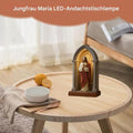 Religiöse Nachtlicht Jungfrau Maria Jesus Führte Hingebungsvolle Tischlampe | LED Fun Table Lampe Für Wohnheimstudium Arbeitsplatz Bücherregal Schlafzimmer Wohnzimmer Kaffeebar Meditation Raum Hallowe