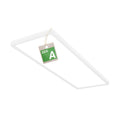 BRILONER - LED Deckenleuchte Effizienzklasse A, ca. 50.000h Licht, 14W bei 3000lm, LED Panel flach, helle energiesparende Deckenlampe Wohnzimmer, Küchenlampe, Wohnzimmerlampe 58x20x3 cm, Weiß