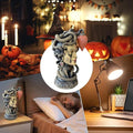 Wpsagek Tischlampe Für Schlafzimmer - Nachtischleuchten,Harz-Gothic-Figur Tischdekoration Für Küche Wohnbereich Halloween Weihnachten