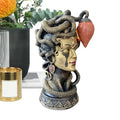 Wpsagek Tischlampe Für Schlafzimmer - Nachtischleuchten,Harz-Gothic-Figur Tischdekoration Für Küche Wohnbereich Halloween Weihnachten