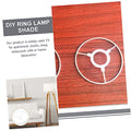 BESTOYARD Lampenschirmrahmen Ring aus für Selbstgemacht Tischlampen Deckenlampen Kronleuchter Stabiler Lampenschirmhalter Installieren Vielseitig Einsetzbar