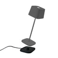 Zafferano Magnetische Kontakt-Ladestation für Kabellose Zafferano Lamp Ofelia Pro - schwarzes Ladegerät, LD0870RB