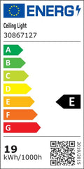 Osairous LED Deckenleuchte Moderne, Deckenlampe LED Quadratisch Weiß 2137LM, Deckenbeleuchtung Lampen aus Aluminium für Schlafzimmer Wohnzimmer Küche Korridor, Natürliches Licht 4500K, 29CM