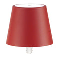 Zafferano, Poldina Stopper Lampe, Kabellose und Wiederaufladbare Flaschenlampe mit Touch Control, Geeignet für den Innen- und Außenbereich, Dimmer, 2200-3000 K, Höhe 11 cm, Farbe Rot