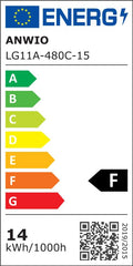 ANWIO Deckenstrahler 3 Flammig Schwarz, Dimmbar LED Deckenleuchte Strahler Schwenkbar GU10, Deckenlampe Drehbar, Modern Deckenspots für Küche, Schlafzimmer, Wohnzimmer, mit Leuchtmittel (EUCS-LG11A)