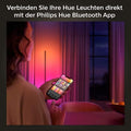 Philips Hue Gradient Signe Stehleuchte schwarz 1800lm, 16 Millionen Farben und Farbverläufe, dimmbar, steuerbar via App, kompatibel mit Amazon Alexa (Echo, Echo Dot)