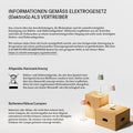 SIGOR Nuindie - Dimmbare LED Akku-Tischlampe Indoor & Outdoor, IP54 spritzwassergeschützt, Höhe 38 cm, aufladbar mit Easy Connect, 12 h Leuchtdauer, kirschrot