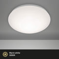 BRILONER - LED Deckenlampe mit warmweißer Lichtfarbe, 12 Watt, 1200 Lumen, LED Lampe, Deckenleuchte, Wohnzimmerlampe, Schlafzimmerlampe, Küchenlampe, Deckenbeleuchtung, 28x6,5 cm, Weiß