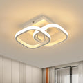 SENQIU LED Deckenleuchte Moderne 22W Deckenlampe LED Quadratisch Warmweiß 3000K Weiße Acryl Deckenbeleuchtung Lampen für Schlafzimmer, Wohnzimmer, Flur, Küche, Badezimmer