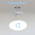 ONDTA LED Deckenleuchte Dimmbar LED Panel Ø57cm, 45W RGB Neutralweiß 4000K Deckenlampe mit Fernbedienung, IP44 Rund Küchenlampe Badezimmer lampe für Wohnzimmer Schlafzimmer Spielzimmer Kinderzimmer