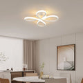 Comely Deckenlampe LED, 30W 3500LM Deckenleuchten LED, Weiße Blumendesign Deckenbeleuchtung LED Aluminium für Schlafzimmer Wohnzimmer Esszimmer Flur, Warmweißes Licht 3000K
