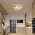 SENQIU LED Deckenleuchte Moderne 22W Deckenlampe LED Quadratisch Warmweiß 3000K Weiße Acryl Deckenbeleuchtung Lampen für Schlafzimmer, Wohnzimmer, Flur, Küche, Badezimmer