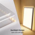 Matane LED Deckenleuchte Dimmbar, 24W Deckenlampe mit Fernbedienung, Panel Flach 3000K-6500K 2400lm Kalt/Warm/Neutralweiß für Wohnzimmer Schlafzimmer Kinderzimmer Badezimmer Modern Eckig, 30x2.5cm