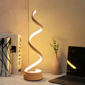 ELINKUME Led Tischlampe Augenschutz Schreibtischlampe,Touch Bedienung Tischleuchte Metall Design Nachttischlampe Geeignet für Büro,Schlafzimmer, Wohnzimmer (Spiralform)