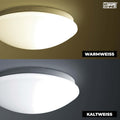 McShine Deckenleuchte | Star | Ø33cm 2-flammig, Sockel für 2x E27 Leuchtmittel | runde Deckenlampe ideal für Wohnzimmer, Flur, Küche, Bad, Treppenhaus