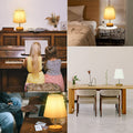 HSLighting Nachttischlampe, Tischlampe Touch Dimmbare Glühbirne 3 Helligkeitsstufen Einstellbar Schreibtischlampe Minimalistische Leuchten Tischleuchte für Nachttisch Schlafzimmer Lesen Wohnzimmer