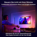 Philips Hue Gradient Signe Stehleuchte schwarz 1800lm, 16 Millionen Farben und Farbverläufe, dimmbar, steuerbar via App, kompatibel mit Amazon Alexa (Echo, Echo Dot)