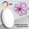 EACLL Deckenlampe LED Deckenleuchte Ø30CM 24W 4000K, 2700LM, IP44 Rund Neutralweiss, Modern Decke Lampe Schlicht Weiß, Nicht Dimmbar, für Schlafzimmer Flur Keller Balkon Bad Küche Kinderzimmer