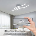 Dorlink Led Deckenleuchte, Deckenlampe Küche, deckenleuchte schlafzimmer, 18W 1620LM Deckenlampe Wohnzimmer, 6500K kaltweiß 3 Led, Geeignet für Schlafzimmer, Esstisch, flurlampe decke, Balkon Ø52CM