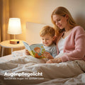 PreeOtti Nachttischlampe Touch Dimmbar, Tischlampe mit USB A+C-Ladefunktion