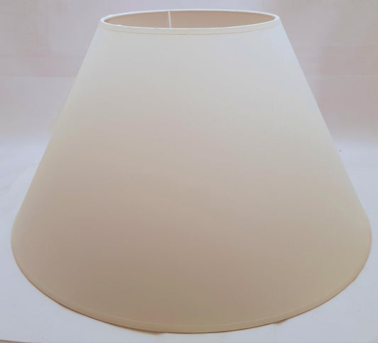 "Verona" Lampenschirm D45cm/Höhe 26cm /Fassung E27und (E14 Adapter) Farbe Champagner für Tisch/Stehlampen von Hejo Design
