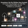Philips Hue White & Color Ambiance Go Tischleuchte (530 lm), dimmbare LED Leuchte für das Hue Lichtsystem mit 16 Mio. Farben, smarte Lichtsteuerung über Sprache oder App, weiß