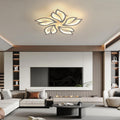 Comely LED Deckenleuchte Dimmbar, 45W Dimmbare Deckenlampe mit Fernbedienung Farbwechsel, 3000-6500K Kreative Blütenblatt Design LED Lampen Deckenleuchte für Küche Schlafzimmer Balkon Esszimmer, Weiß
