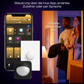 Philips Hue Devote Smart LED-Panel-Licht, weißes und farbiges Ambiente, rund 30 cm, 16,6 W, 2000 Lumen, weißer Rahmen für Innenbeleuchtung, Decke, Wohnzimmer, Küche, Flur