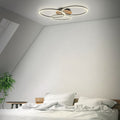 B.K.Licht - LED Deckenlampe mit Fernbedienung, dimmbar, einstellbar von warmweiß bis kaltweiß, LED Deckenleuchte, Lampe, Wohnzimmerlampe, Schlafzimmerlampe, Küchenlampe, 71x7x67,4x11 cm, Schwarz