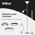 BRILLIANT Lampe, Hobby Schreibtischklemmleuchte schwarz, Metall, 1x A60, E27, 40W,Normallampen (nicht enthalten)