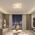 Comely Deckenlampe LED, 30W 3500LM Deckenleuchten LED, Weiße Blumendesign Deckenbeleuchtung LED Aluminium für Schlafzimmer Wohnzimmer Esszimmer Flur, Warmweißes Licht 3000K