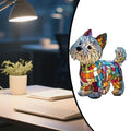 Wpsagek LED Tischlampe - Tischlampe Mit Dackel Design Aus Kunstharz Für Schlafzimmer & Wohnzimmer,Wiederaufladbare LED Ambiente Lampe Mit Akku Für Nachttisch Beleuchtung
