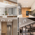 wowatt 2-flammige Spotlampe LED Deckenleuchte Weiß matt, Deckenlampe Schwenkbar GU10 Wandstrahler Drehbar, Spotlight Lampe Deckenspots für Küche, Schlafzimmer, Wohnzimmer (Ohne Leuchtmittel)