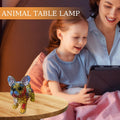 Uhngw Dekorative Tischlampe – LED-Tier-Nachttischlampen | Nachtbeleuchtung Handgefertigte Vintage-Desktop-Dekorationen für Wohnen, Nachttisch, Zuhause, Schreibtisch, Schlafzimmer, Büros