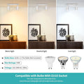 wowatt 2-flammige Spotlampe LED Deckenleuchte Weiß matt, Deckenlampe Schwenkbar GU10 Wandstrahler Drehbar, Spotlight Lampe Deckenspots für Küche, Schlafzimmer, Wohnzimmer (Ohne Leuchtmittel)