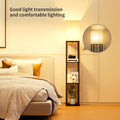 SUNMORY Stehlampe Wohnzimmer, Regal Dimmbar Inklusive 3-Farbtemperatur-LED-Lampe, Stehleuchte für Wohnzimmer, Schlafzimmer, Arbeitszimmer und Büro, Schwarz