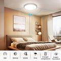 NIBSHOOM LED Deckenleuchte, 18W 1800LM Superschlanke Deckenlampe 4000K IP44 Wasserfest für Wohnzimmer Badezimmer Schlafzimmer Küche Flur Balkon, Rund und Flach Modern Led Lampen Ø220*H24mm, Warmweiß