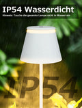 LED Tischlampe Kabellos, Dimmbare 4000Mah Tischleuchte Akku, 3 Farbtemperatur, Touch Lampe Mit USB-C Aufladbar, Fernbedienung Timer Nachttischlampen, Outdoor, Schlafzimmer, Esstisch, Camping, Weiß