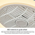 ASJK Deckenlampe mit Ventilator, 72 W, 7200 lm Leise Moderne Led Mit Fernbedienung Timer Ventilator Deckenleuchte Ventilatorlicht Für Wohnzimmer Schlafzimmer, Kaffee