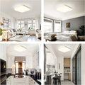 EASY EAGLE LED Deckenleuchte Quadrat: 3000K Deckenlampe LED - IP44 Decke Lampe Panel für Küche Badezimmer Wohnzimmer Keller Flur 23CM 36W