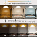 Bowfar LED Deckenleuchte Flach, 24W 3200LM Deckenlampe mit Fernbedienung Dimmbar 3000K-6500K, 1800K Nachtlicht Amber, Badezimmer Lampe für Wohnzimmer Küche Kinderzimmer Flur Schlafzimmer Ø29.5x2.5cm