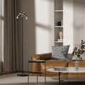 SIBRILLE LED Stehlampe Wohnzimmer, Schwarz Stehlampe Dimmbar 20W 1300LM Modern Deckenfluter LED mit Fernbedienung Warmweiß Kaltweiß Leselampe, Touch Stehleuchte für Büro Wohnzimmer Schlafzimmer Hotel