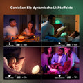 Philips Hue White & Color Ambiance Go Tischleuchte (530 lm), dimmbare LED Leuchte für das Hue Lichtsystem mit 16 Mio. Farben, smarte Lichtsteuerung über Sprache oder App, weiß