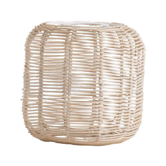ＡＷＨＡＯ Retro-Hängelampenschirm Geflochtener Rattan Hängelampenschirm Deckenleuchte Kronleuchter Abdeckung für Hotel Home Küche Wohnzimmer, Stil K