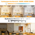 TOPPLEE Led Deckenleuchte Dimmbar,RGB Farbwechsel Deckenlampe mit Fernbedienung,Sternenhimmel Lampe für Kinderzimmer,Schlafzimmer,Wohnzimmer