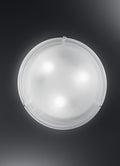 EGLO Deckenlampe Salome, 1 flammige Deckenleuchte klassisch, Wohnzimmerlampe aus Metall und Alabaster-Glas, Küchenlampe in Chromfarben, Weiß, Flurlampe Decke mit E27 Fassung, Ø 30 cm